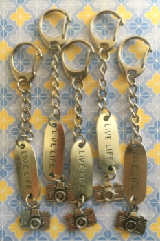 The key-chains in full view